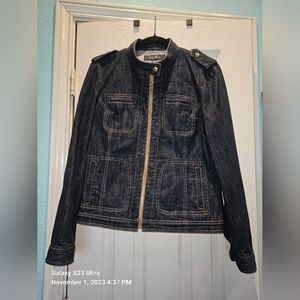 Kasper women's denim jacket size 10